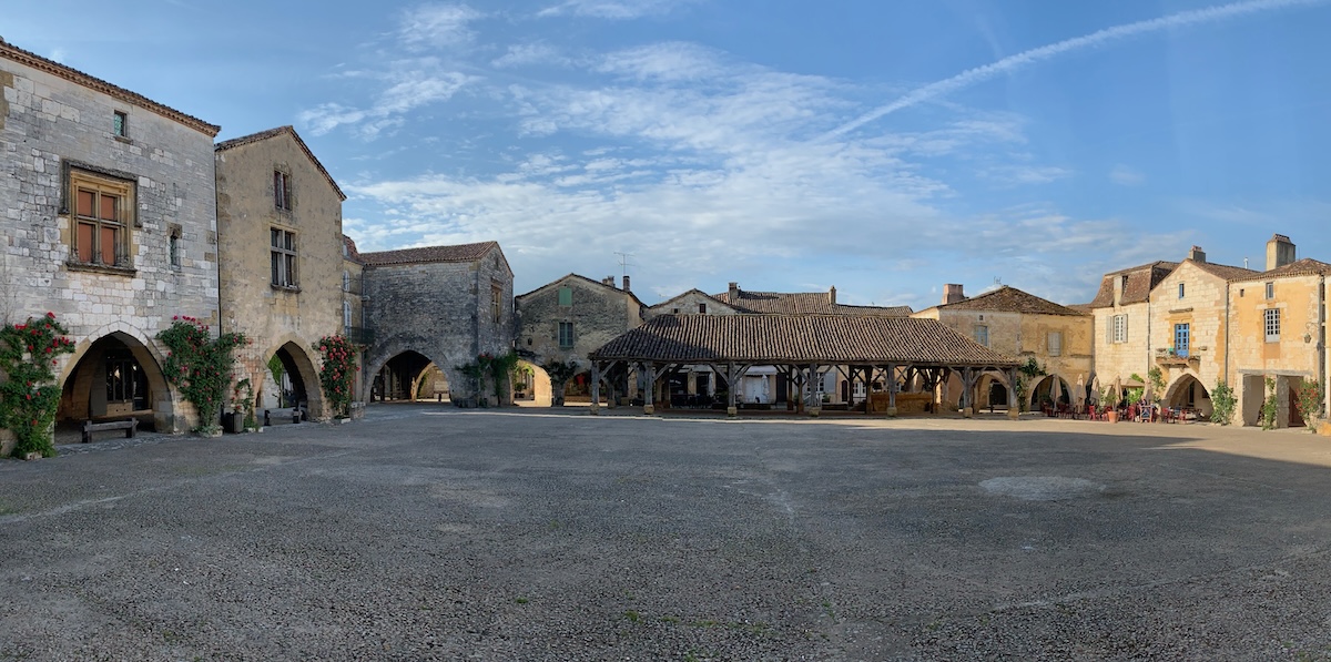 The market square in Monpazier